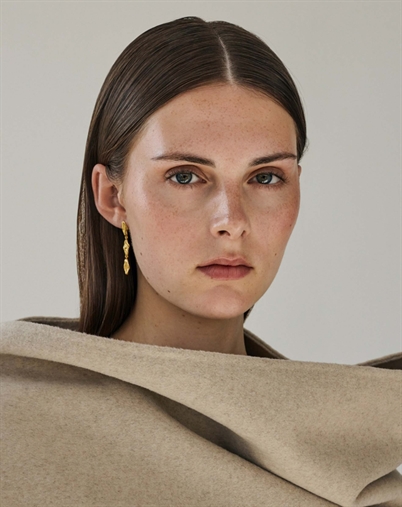 Enamel Copenhagen - India Medium Øreringe - Guldfarvet